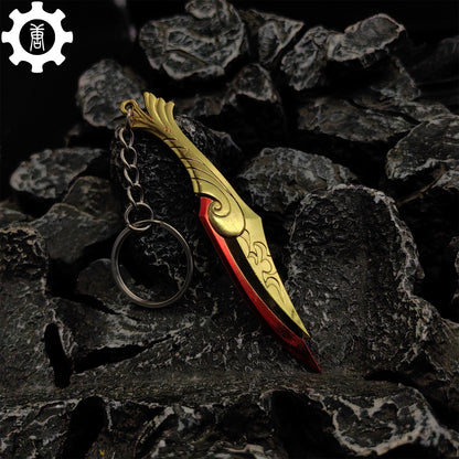 Game Prop Ignite Fan Mini Metal Keychain