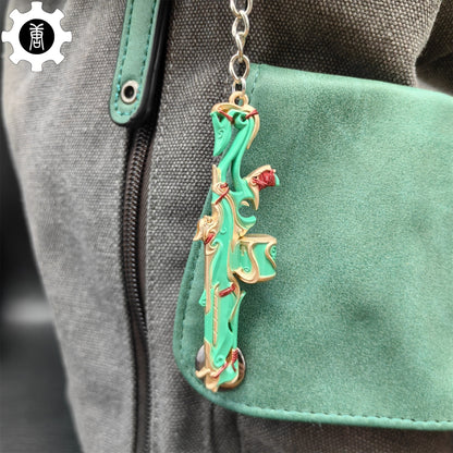 Metal Imperium Judge Gun Tiny Keychain Pendant