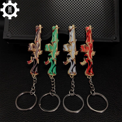 Metal Imperium Judge Gun Tiny Keychain Pendant