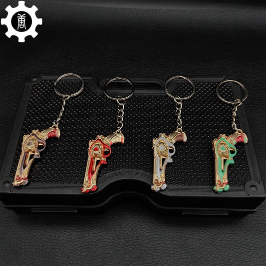 Metal Imperium Sheriff Gun Tiny KeyChain Pendant