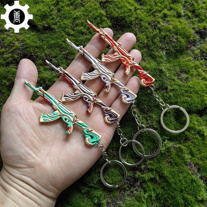 Metal Imperium Vandal Gun Tiny Keychain Pendant