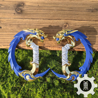 Metal 4 Color Blades Of Imperium Blunt Blade Replica Model