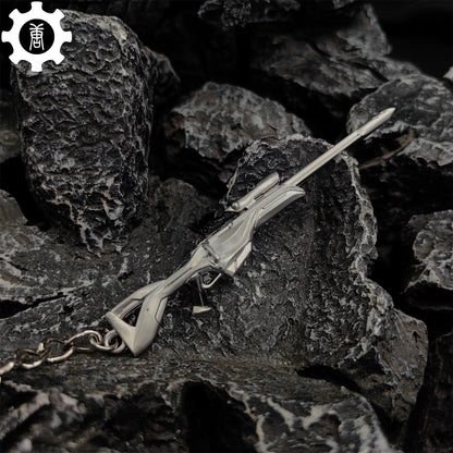 Mini Ion Operator Gun Keychain Metal Pendant