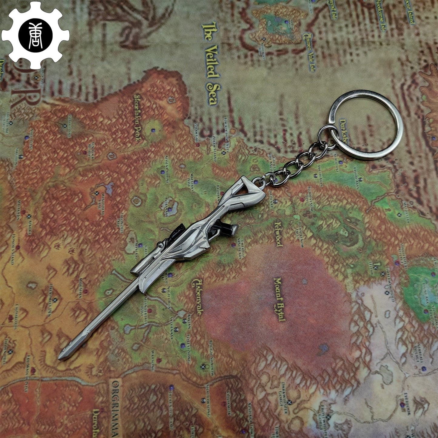Mini Ion Operator Gun Keychain Metal Pendant