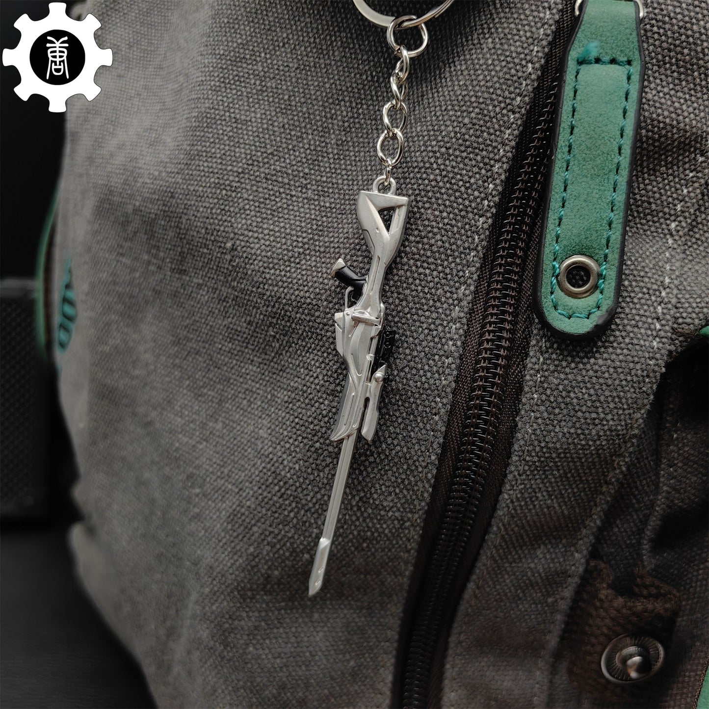 Mini Ion Operator Gun Keychain Metal Pendant