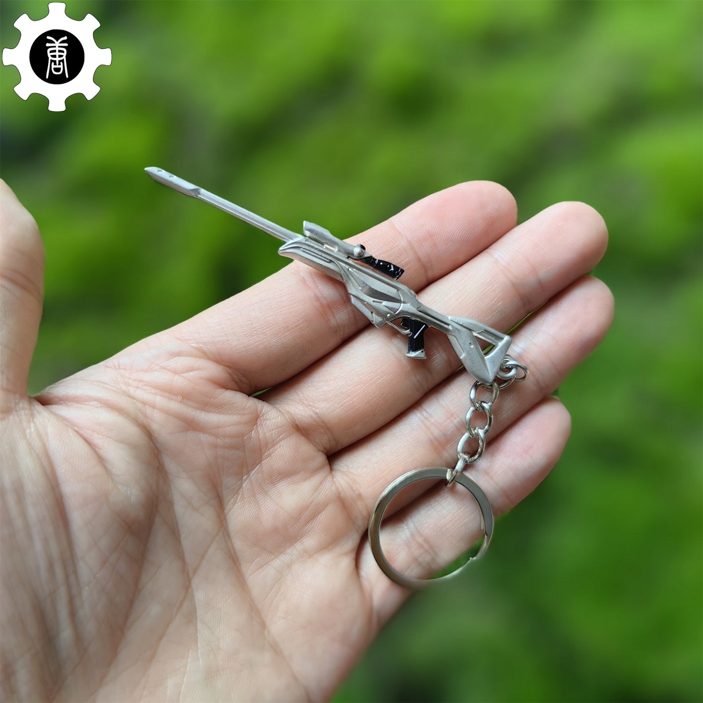 Mini Ion Operator Gun Keychain Metal Pendant