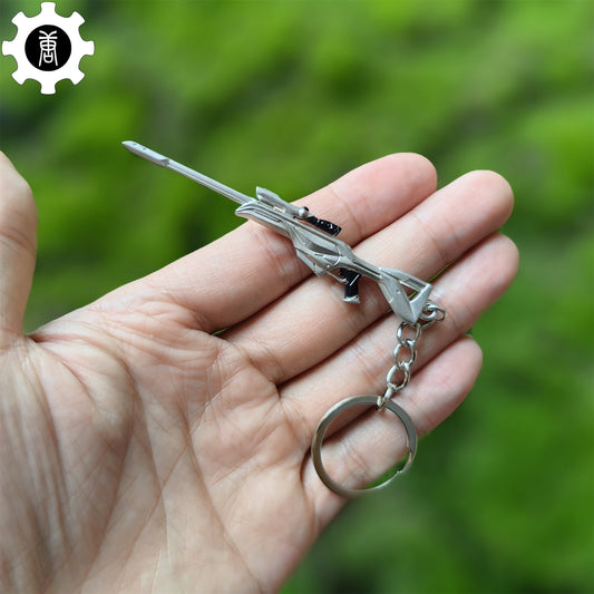 Mini Ion Operator Gun Keychain Metal Pendant
