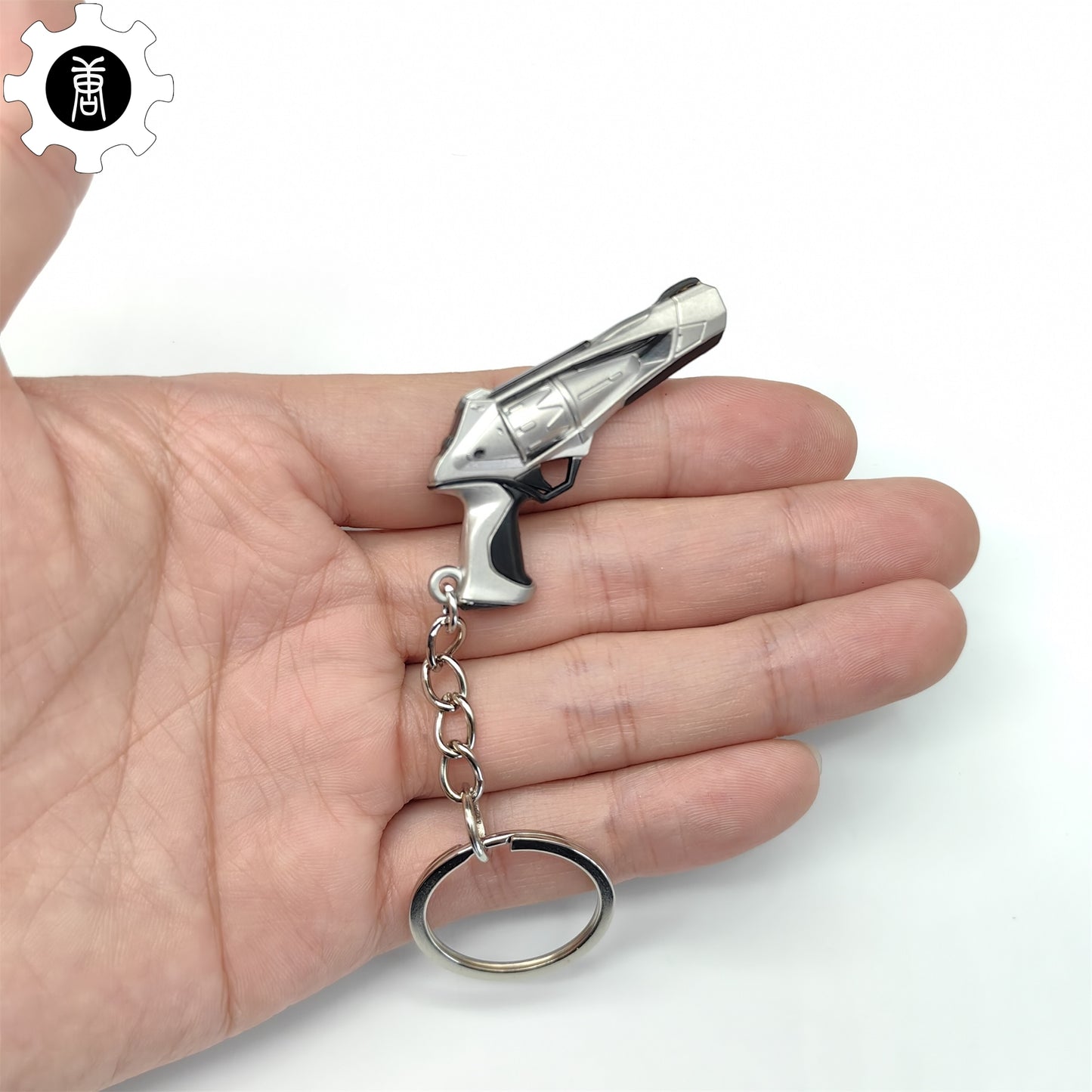 Mini Ion Sheriff Gun Metal Keychain