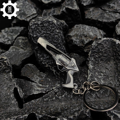 Mini Ion Sheriff Gun Metal Keychain