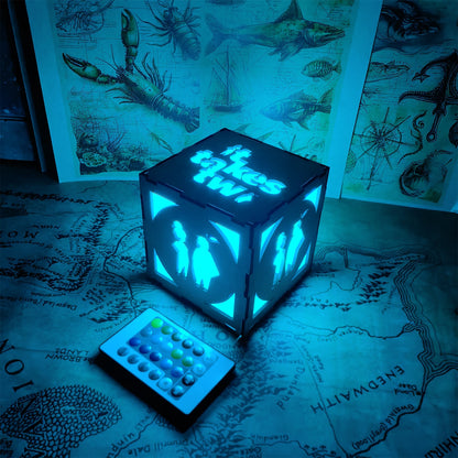 It Takes Two Inspired Lantern Desk Decor