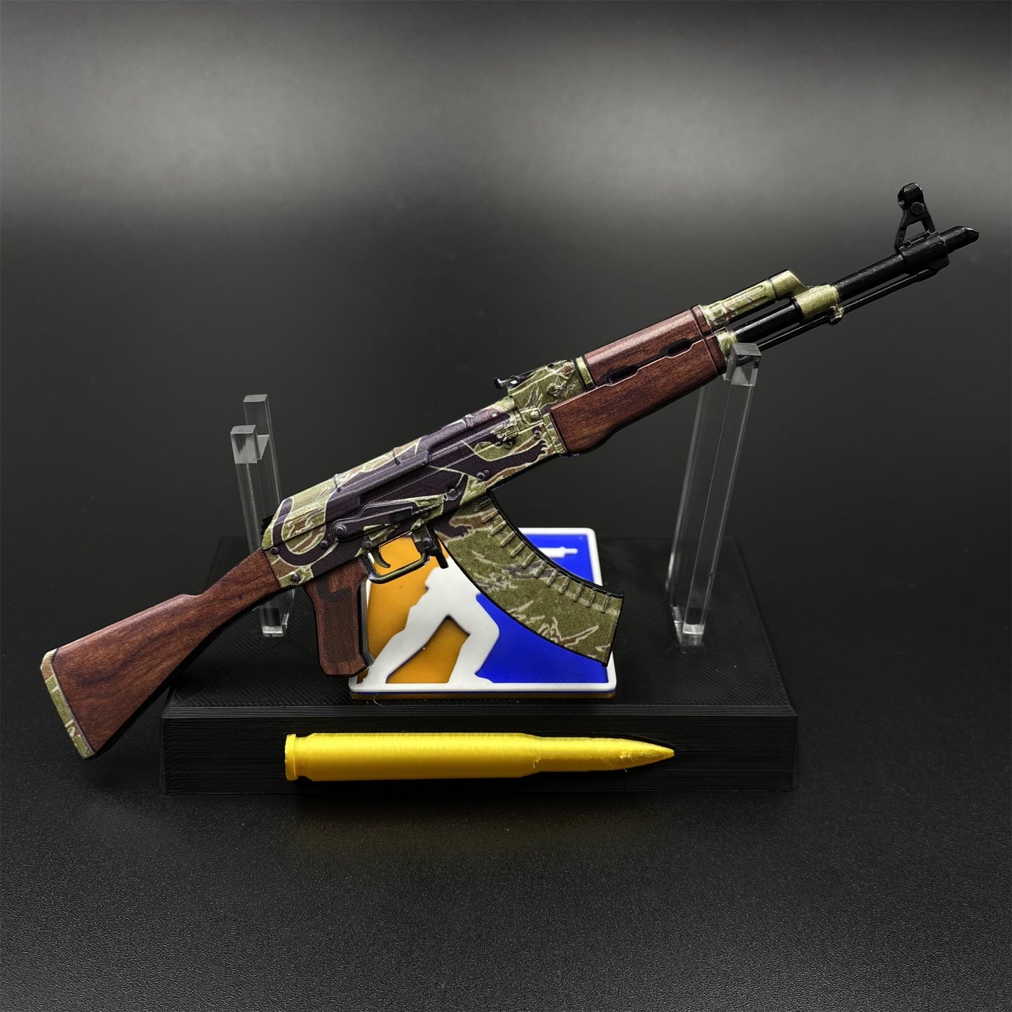 Mini AK-47 Jaguar Metal Model CS2 Game Collectible