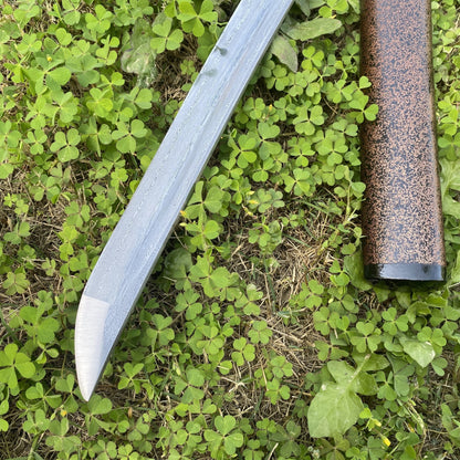Damascus Steel Samurai Katana - Carp Fish Tsuba
