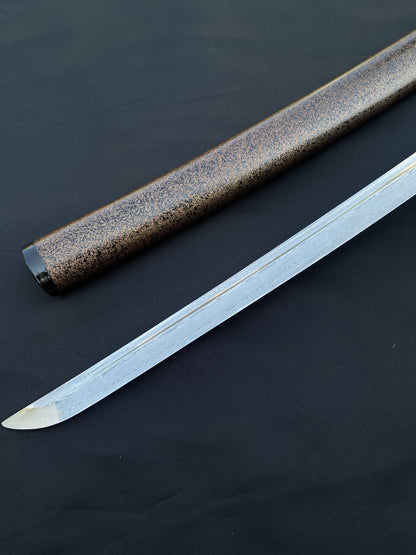 Damascus Steel Samurai Katana - Carp Fish Tsuba
