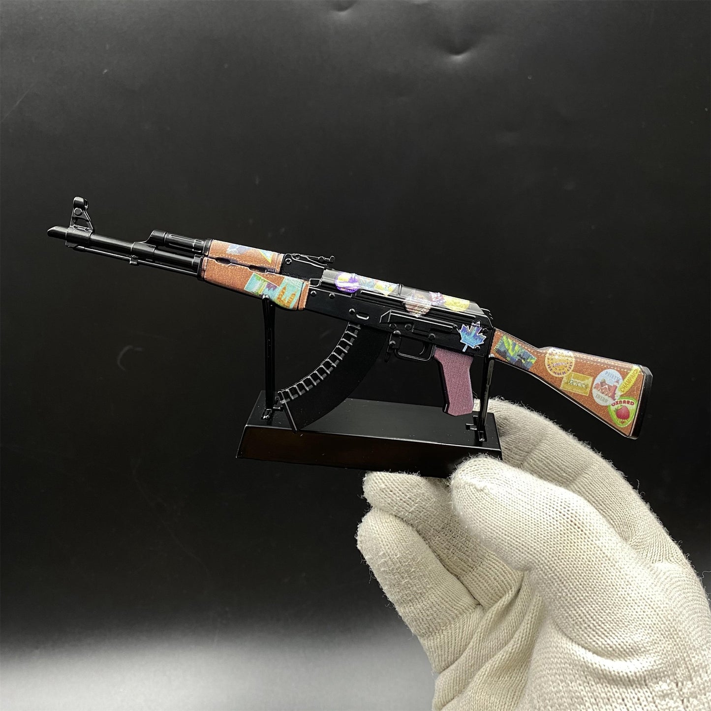 AK47 Jet Set Metal Miniature For Collection