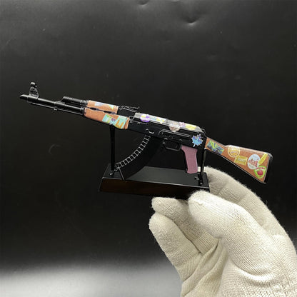 AK47 Jet Set Metal Miniature For Collection