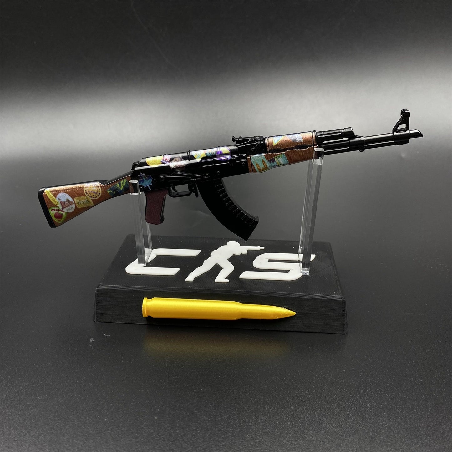 AK47 Jet Set Metal Miniature For Collection