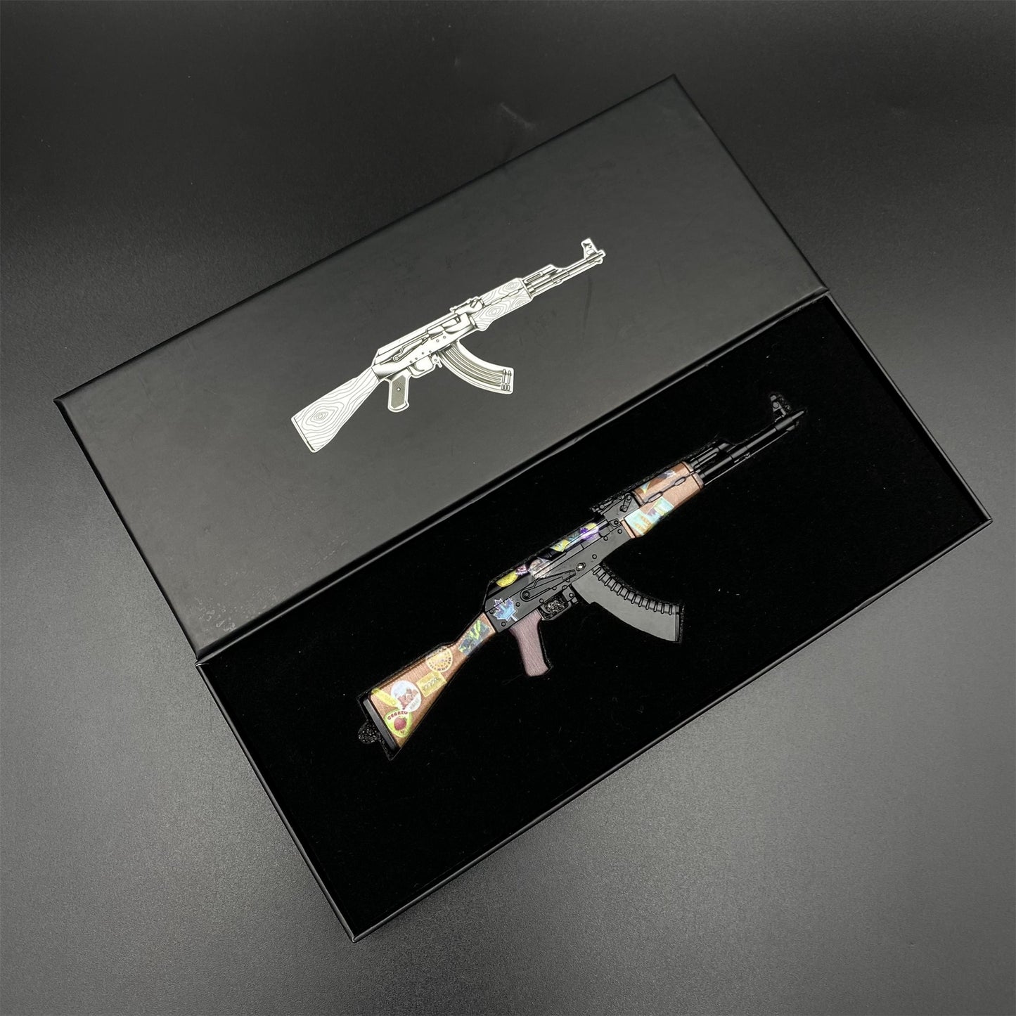 AK47 Jet Set Metal Miniature For Collection