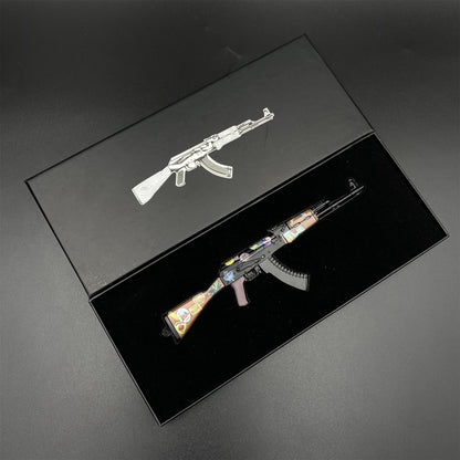 AK47 Jet Set Metal Miniature For Collection