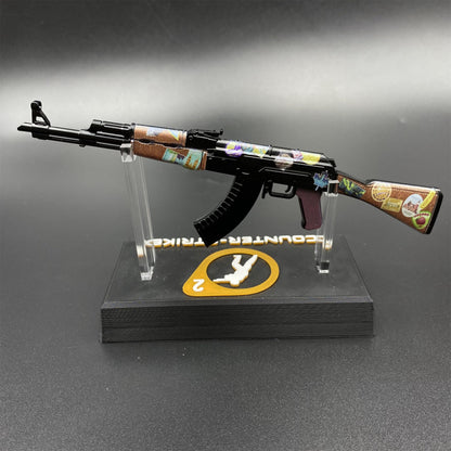 AK47 Jet Set Metal Miniature For Collection