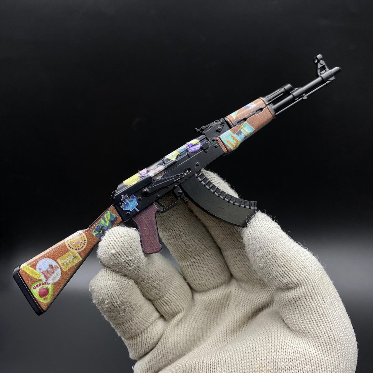 AK47 Jet Set Metal Miniature For Collection