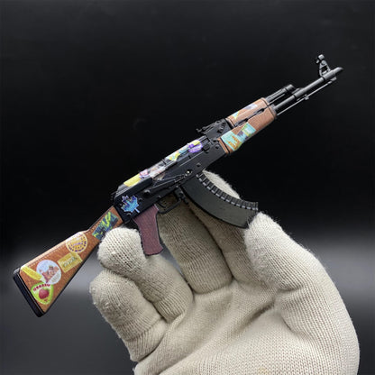 AK47 Jet Set Metal Miniature For Collection
