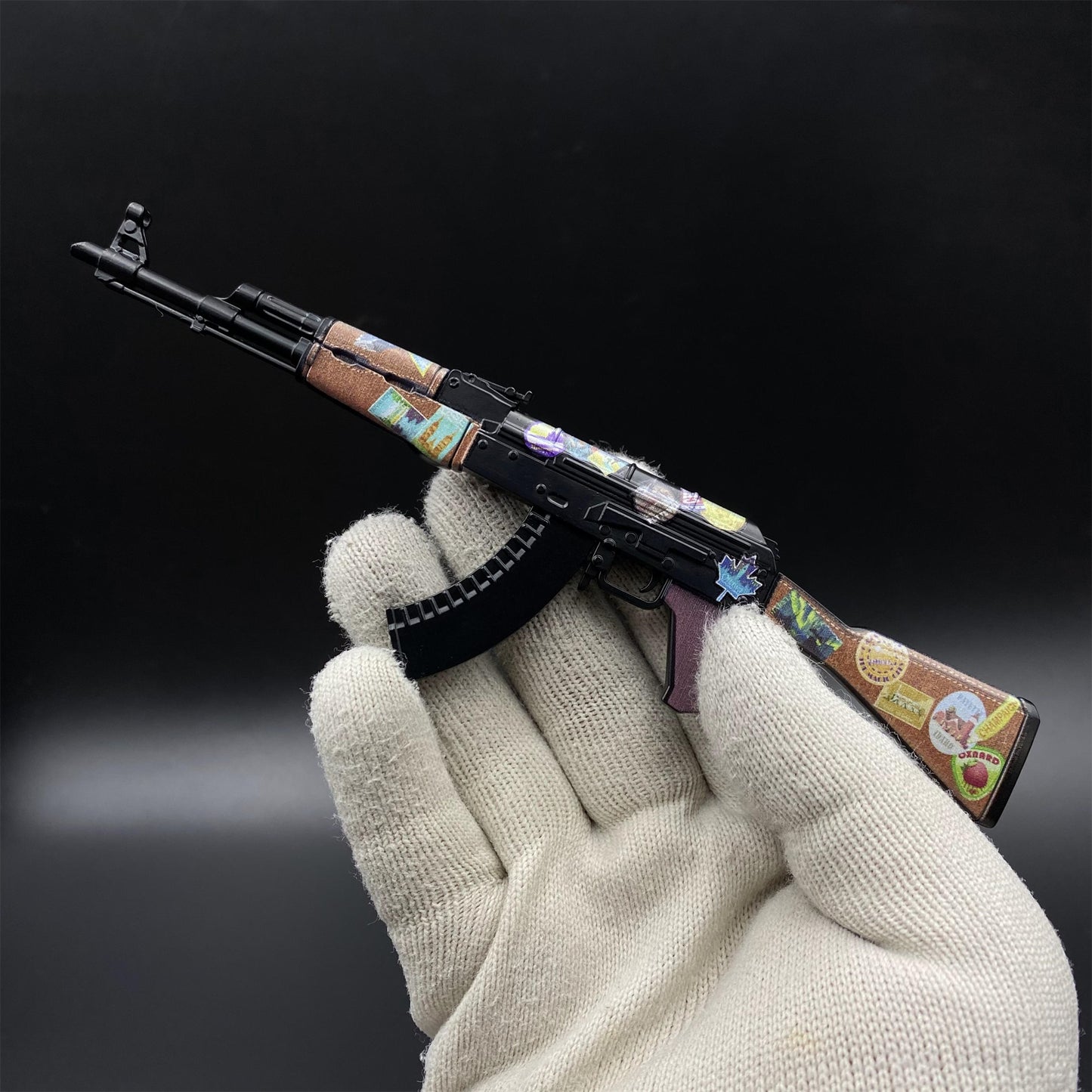 AK47 Jet Set Metal Miniature For Collection