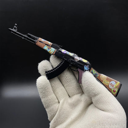 AK47 Jet Set Metal Miniature For Collection