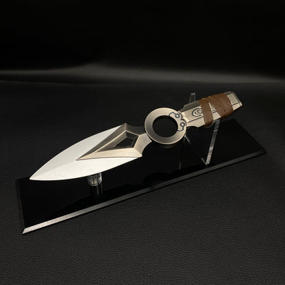 Jett Kunai Metal Jett Throwing Knife Life Size Blunt Blade Replica