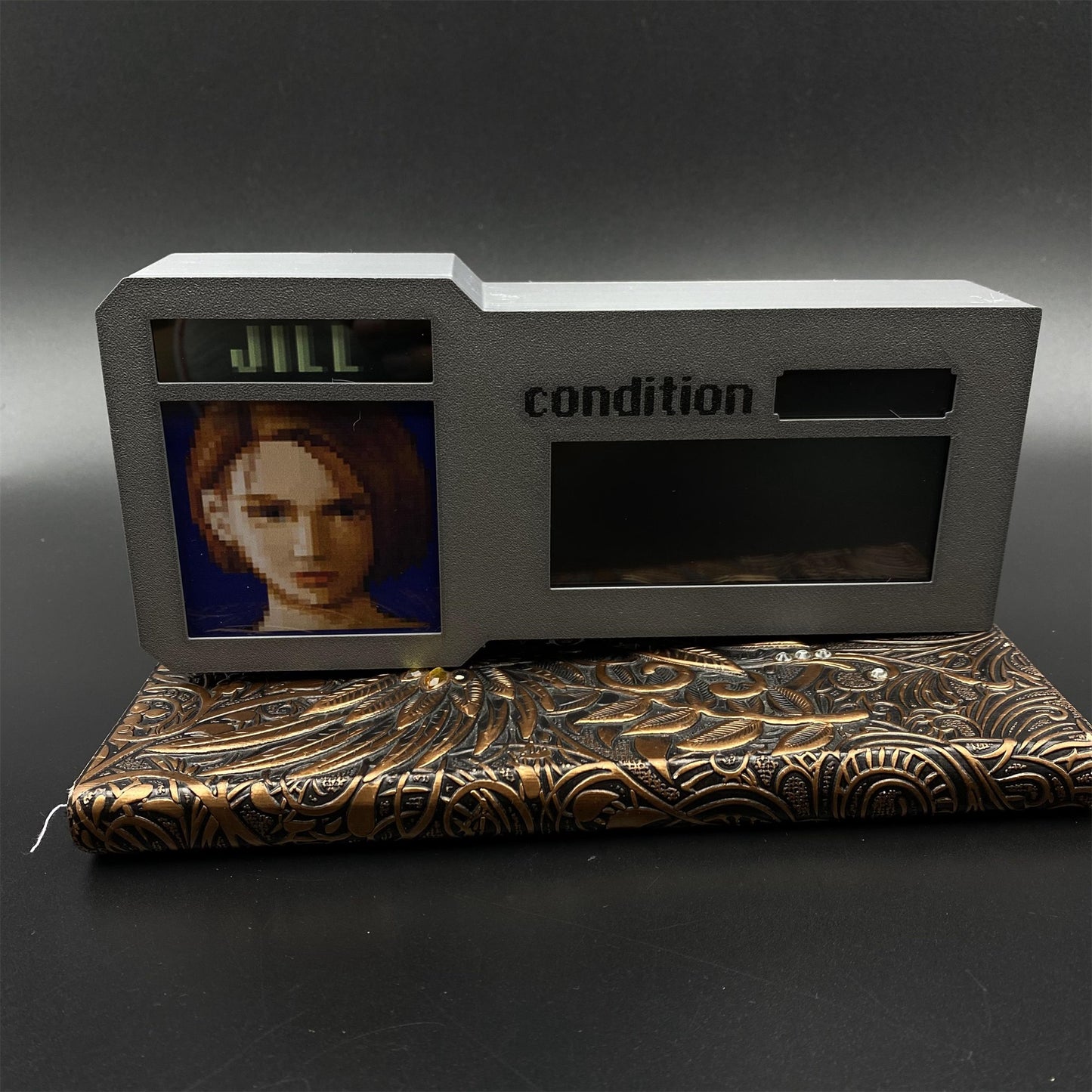 3D Printed RE3 Jill Valentine Health Condition Bar Status Screen