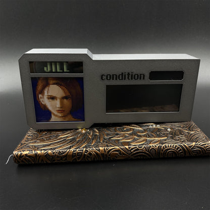 3D Printed RE3 Jill Valentine Health Condition Bar Status Screen