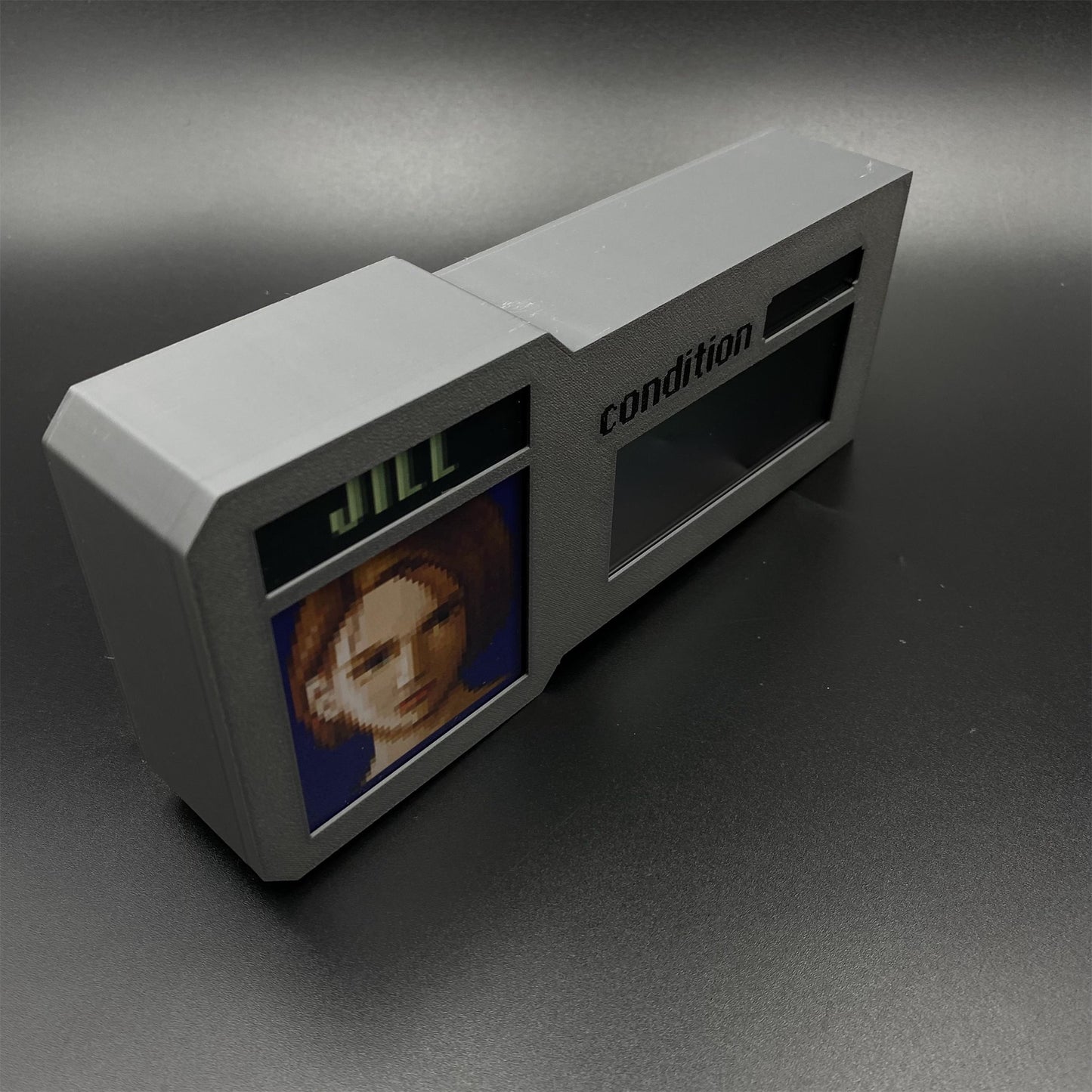 3D Printed RE3 Jill Valentine Health Condition Bar Status Screen