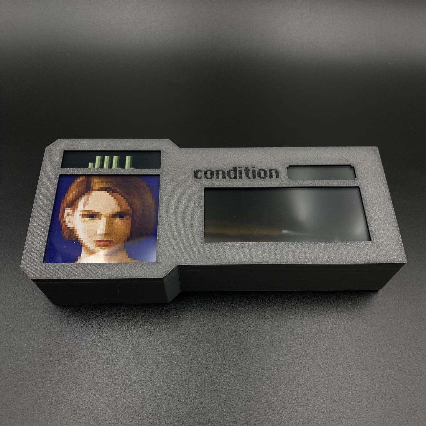 3D Printed RE3 Jill Valentine Health Condition Bar Status Screen