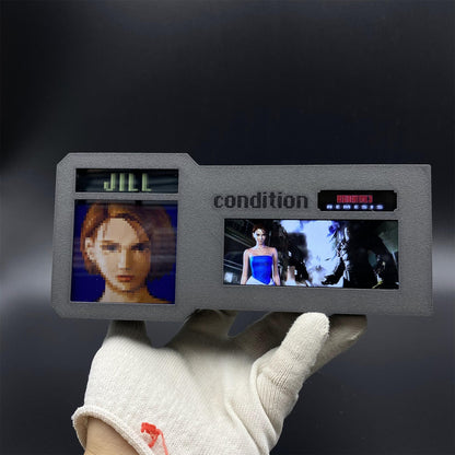 3D Printed RE3 Jill Valentine Health Condition Bar Status Screen