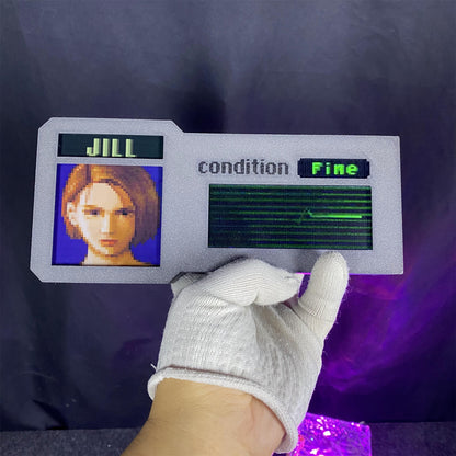 3D Printed RE3 Jill Valentine Health Condition Bar Status Screen
