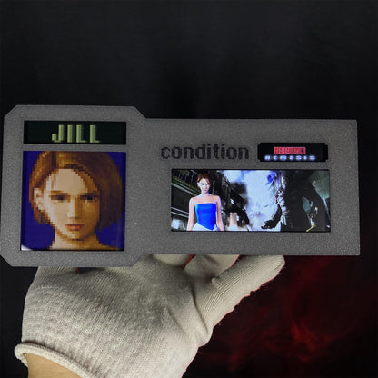3D Printed RE3 Jill Valentine Health Condition Bar Status Screen