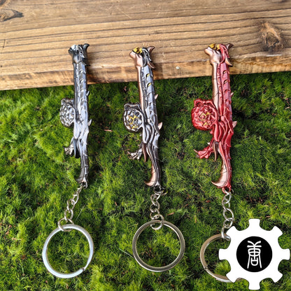 Elderflame Judge Skin Gun Keychain Backpack Decor Cool Gift 3 In 1 Pack