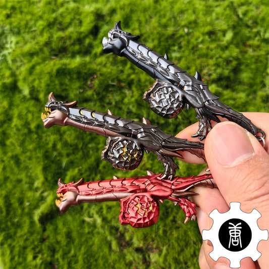 Elderflame Judge Skin Gun Keychain Backpack Decor Cool Gift 3 In 1 Pack