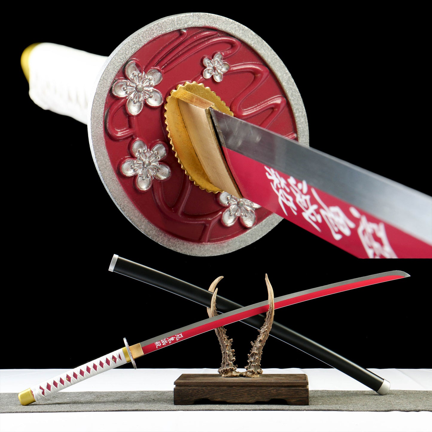 Kanao Tsuyuri Nichirin Sword Handmade Samurai Katana For Collection