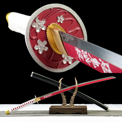 Kanao Tsuyuri Nichirin Sword Handmade Samurai Katana For Collection