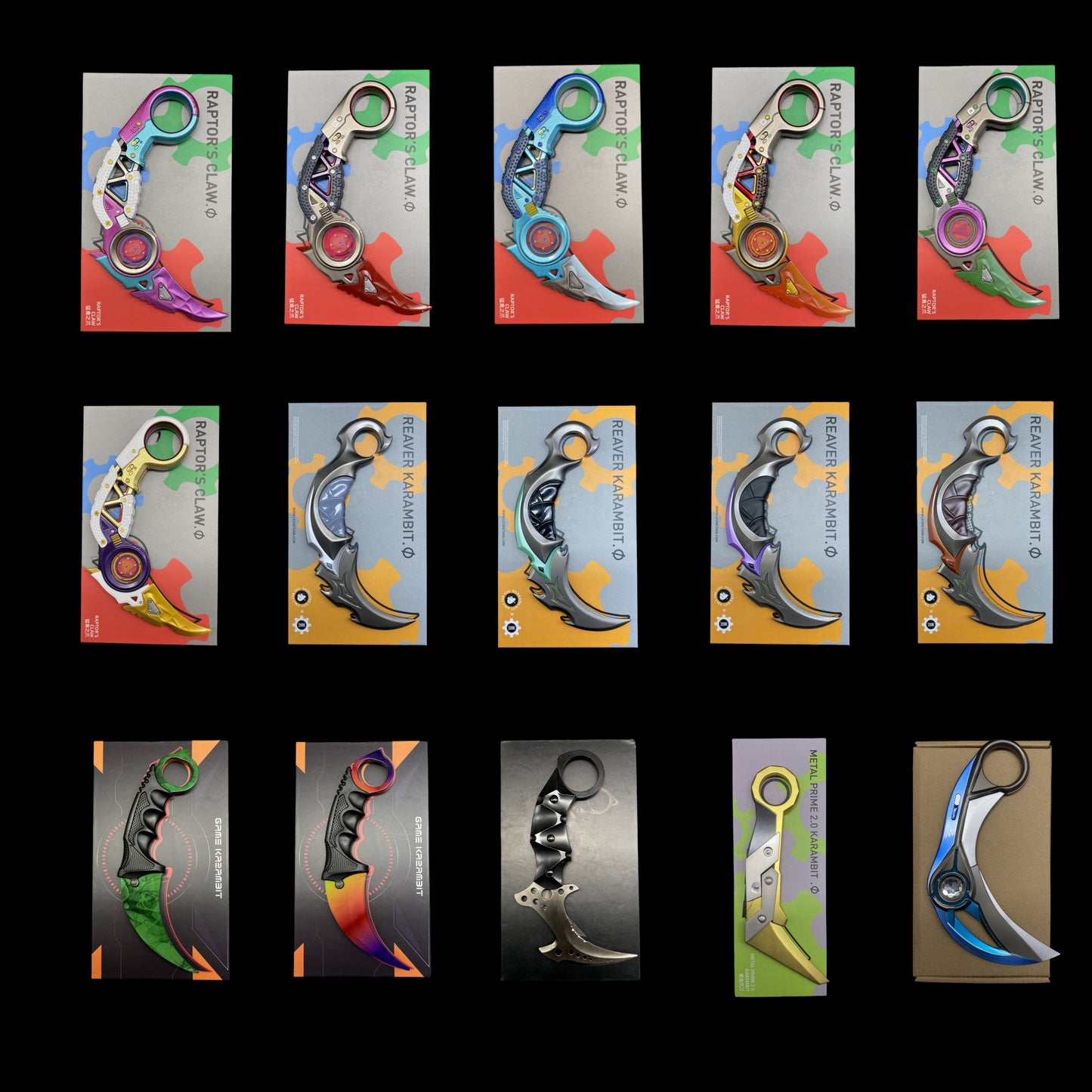 Best Quality Game Karambit IRL Metal Replica For Collection