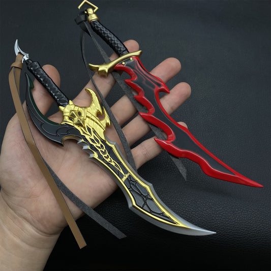 Mini Mini Kasaka's Venom Fang And Knight Killer Dagger Metal Replica