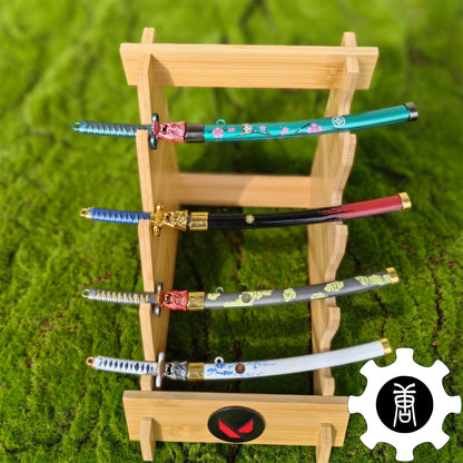Metal Onimaru Kunitsuna Sword Katana Replica 4 In 1 Pack