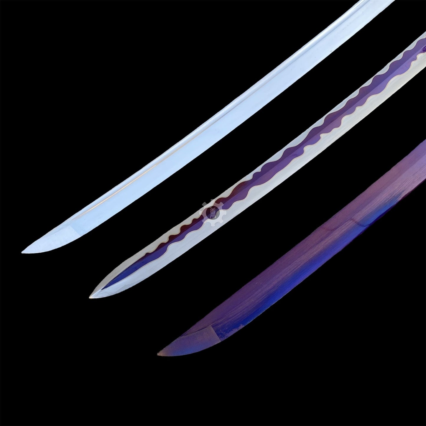Life-Size Kusabimaru Katana, Gracious Gift of Tears, Black Mortal Blade Replicas