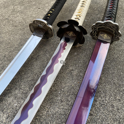Life-Size Kusabimaru Katana, Gracious Gift of Tears, Black Mortal Blade Replicas