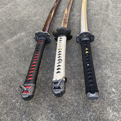 Life-Size Kusabimaru Katana, Gracious Gift of Tears, Black Mortal Blade Replicas