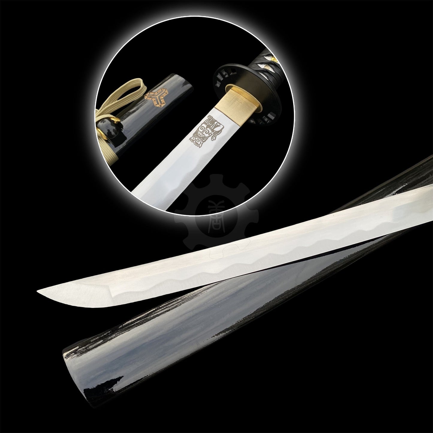 IRL Uma Thurman Katana Carbon Steel Samurai Sword