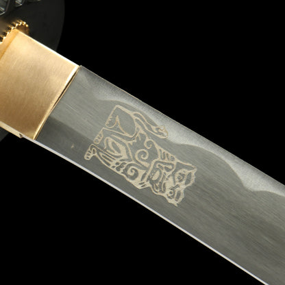 Beatrix Kiddo Bride Hanzo Katana Carbon Steel Samurai Sword For Collection