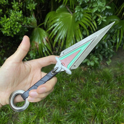 IRL OW2 Kiriko Kunai Metal Replica-Blunt Blade Version