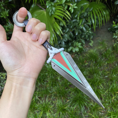 IRL OW2 Kiriko Kunai Metal Replica-Blunt Blade Version