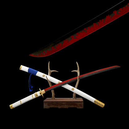 Kozuki Oden Ame no Habakiri Katana Carbon Steel Samurai Sword For Collection